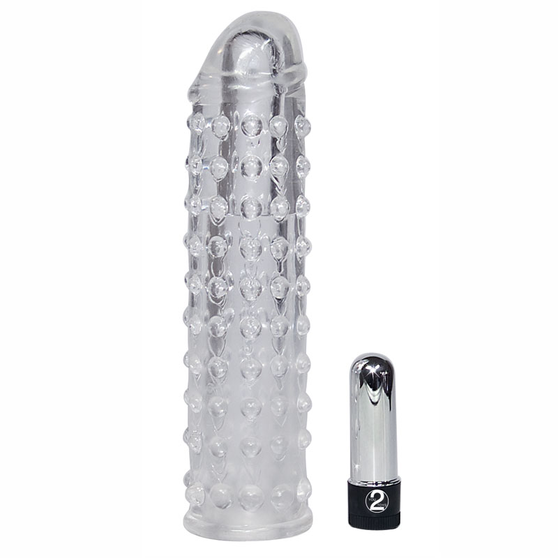 Clear Vibrating Penis Sleeve Clear Vibrating Penis Sleeve