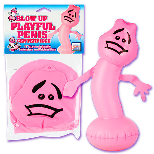 Blow Up Playful Penis Center Piece Blow Up Playful Penis Center Piece