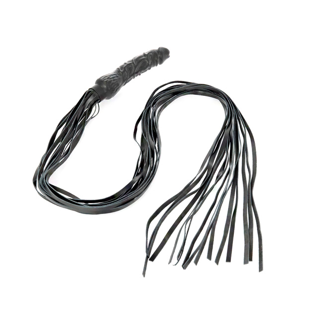 Leather Penis Handle Whip Leather Penis Handle Whip