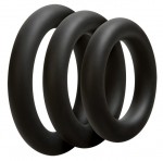 Optimale 3 C-ring Set Thick Black