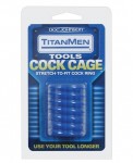 Titan Cock Cage Blue