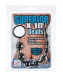 Silicone X-10 Beads Black