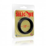 Wide Silicone Donut Black 1.75